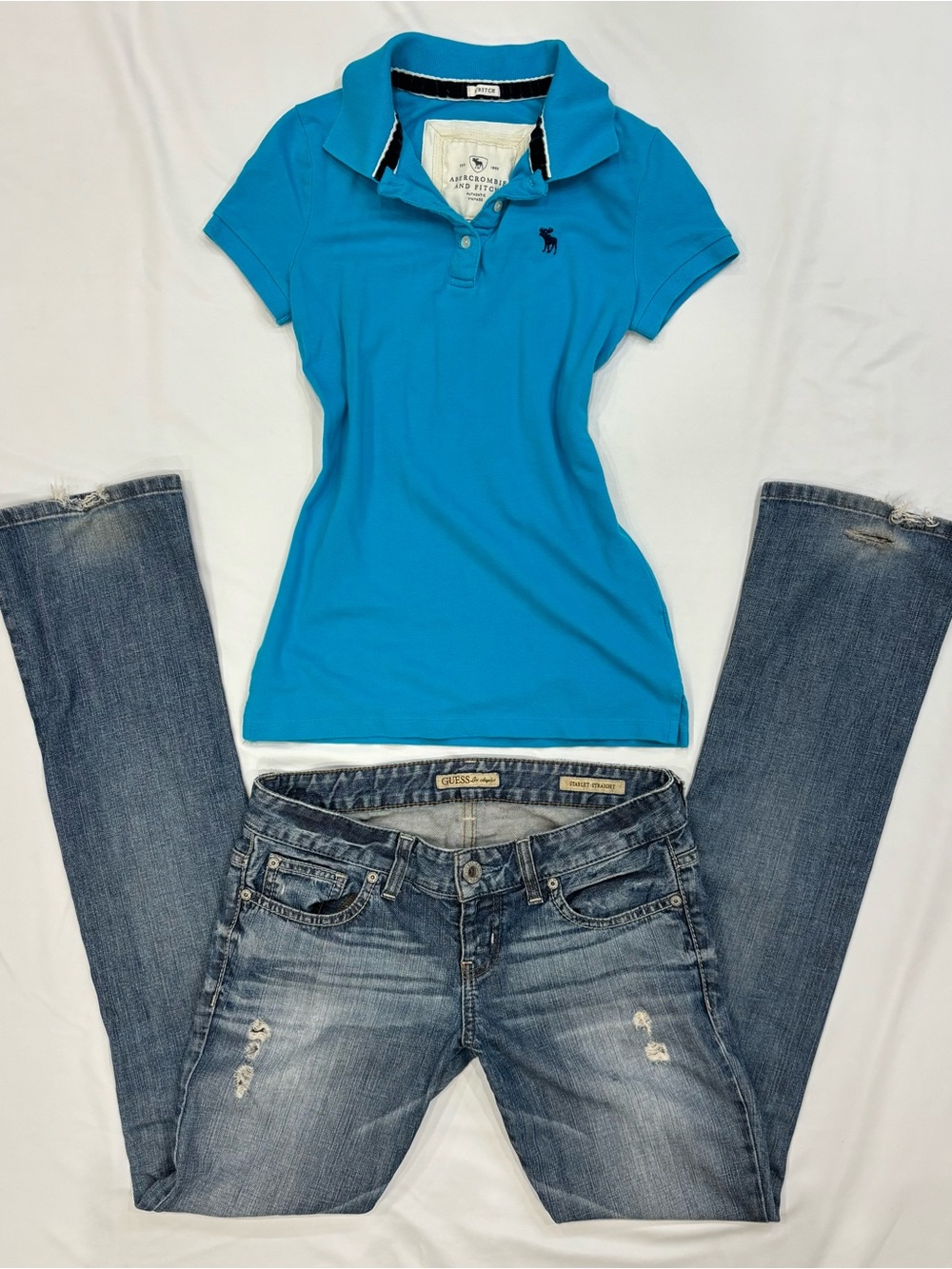 Vintage 2000s Abercrombie & Fitch Polo Top